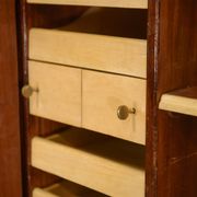 Armoire Art Déco en acajou mobilier d’art signé A. Bicchierini 1940’s