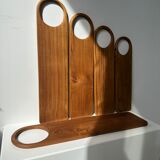 Cutting or presentation board of monoxyl teak with handle (T1)