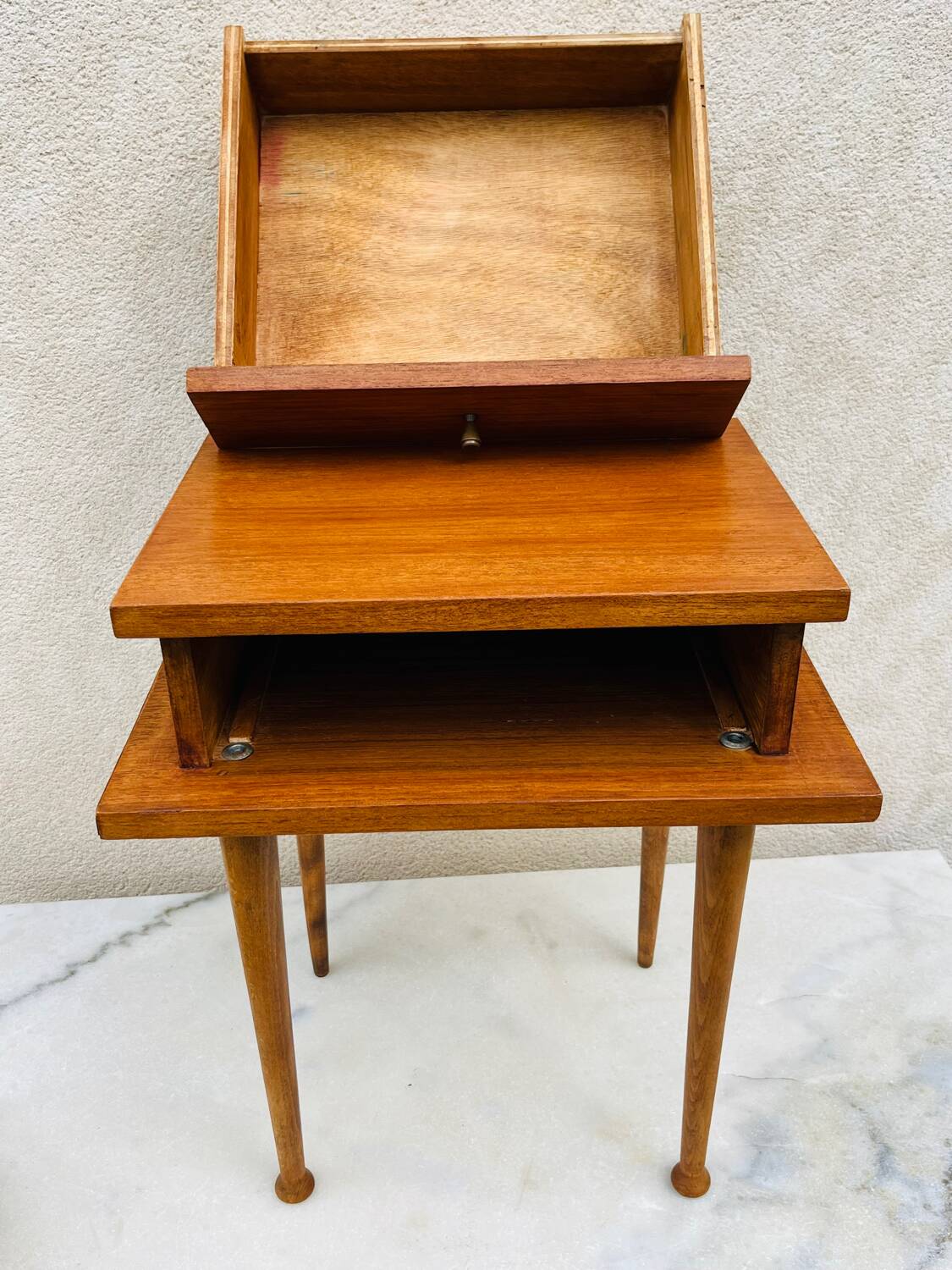 60s bedside table