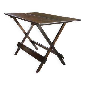 Table pliante en bois avec pieds en X – 120 x 69 cm, 3 disponibles