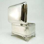 Sugar bowl, Eclecticism, silver-plated brass, Poland, 19th century