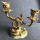 Old bronze candlestick