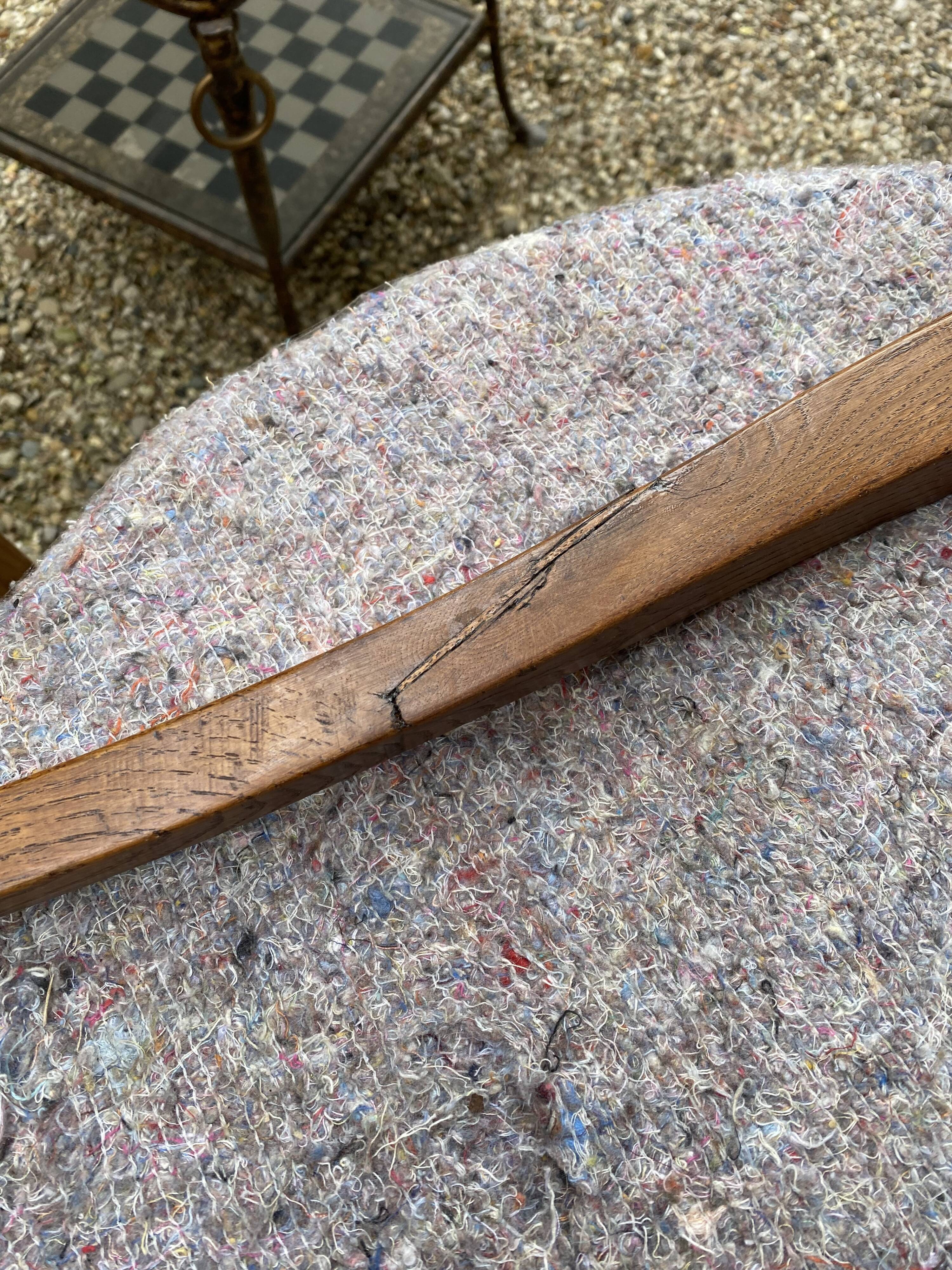 Louis XV style oak game table stamped