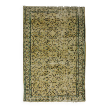 Turkish Anatolian Handmade Vintage Area Rug 245 cm x 169 cm