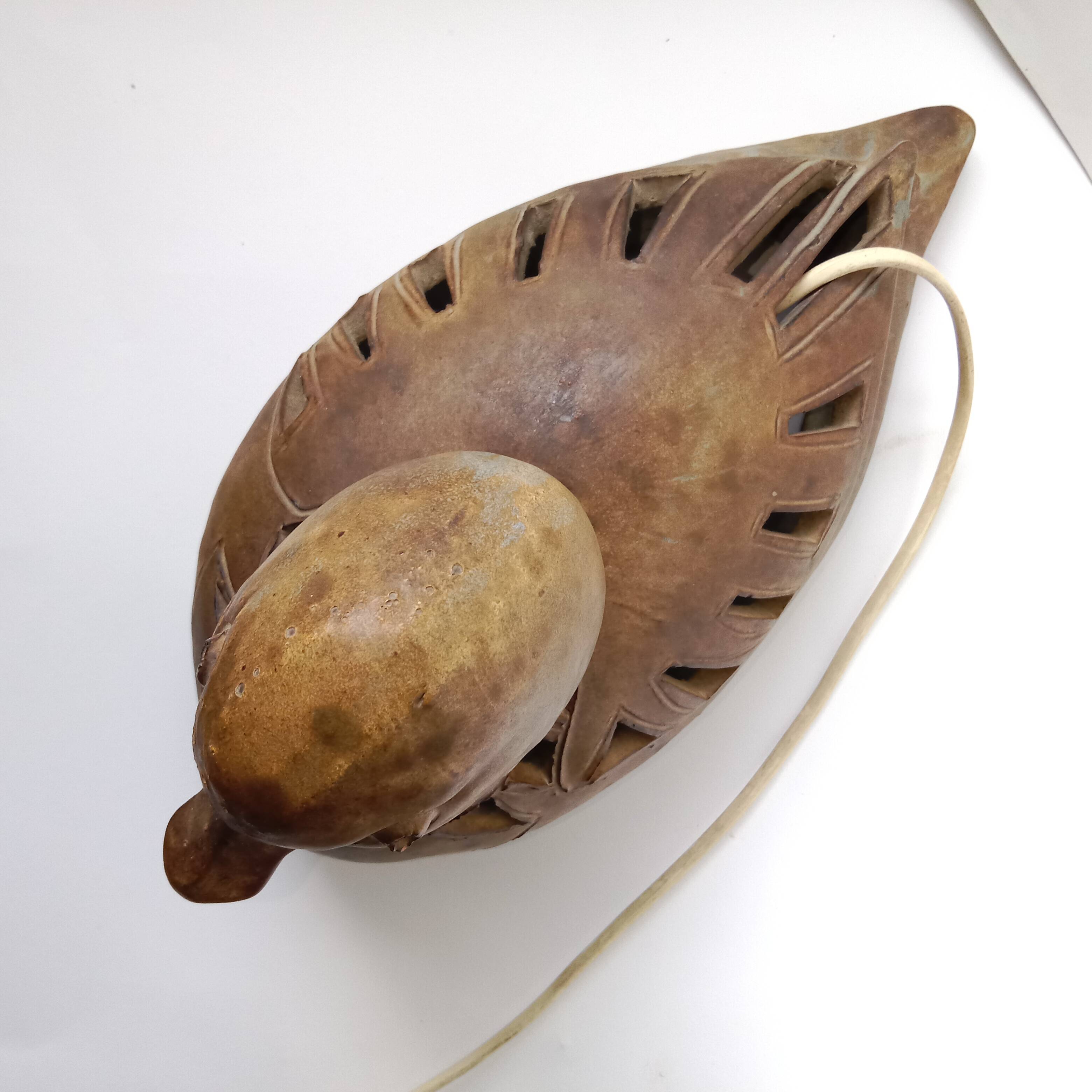 Lampe signée Agnès Escala Zoomorphe Canard circa 1970