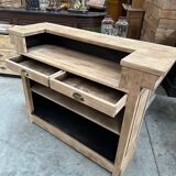 Solid oak bar from the 1950s