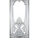 Art Deco engraved glass door panel