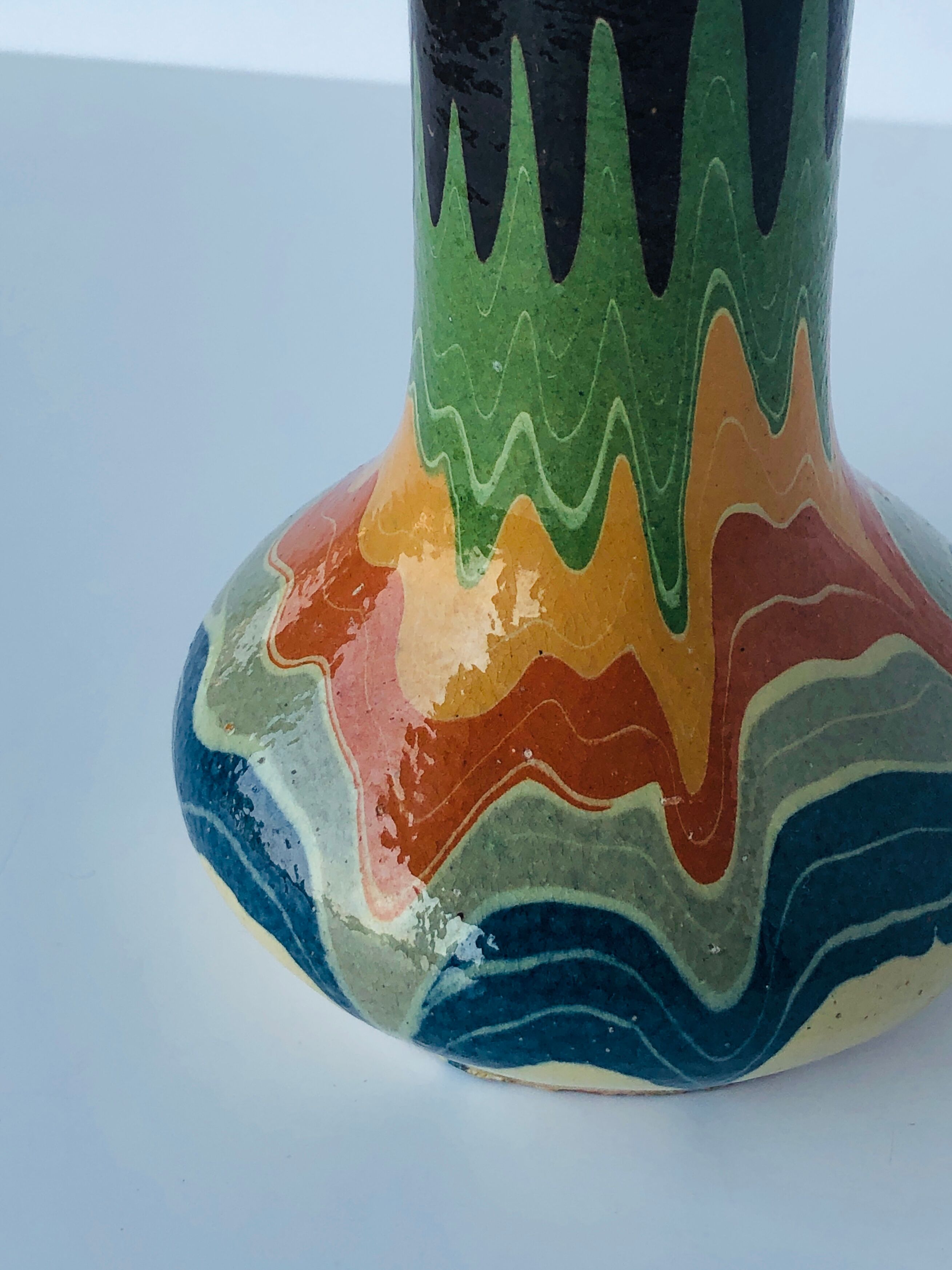 Pottery vase and vintage ceramics