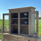 Raw oak dresser cabinet
