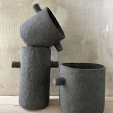 Papier-mâché vase