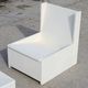 set de 3 fauteuils brutalistes, boit peint, années 60
