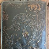 Old triptych mirror/barber mirror