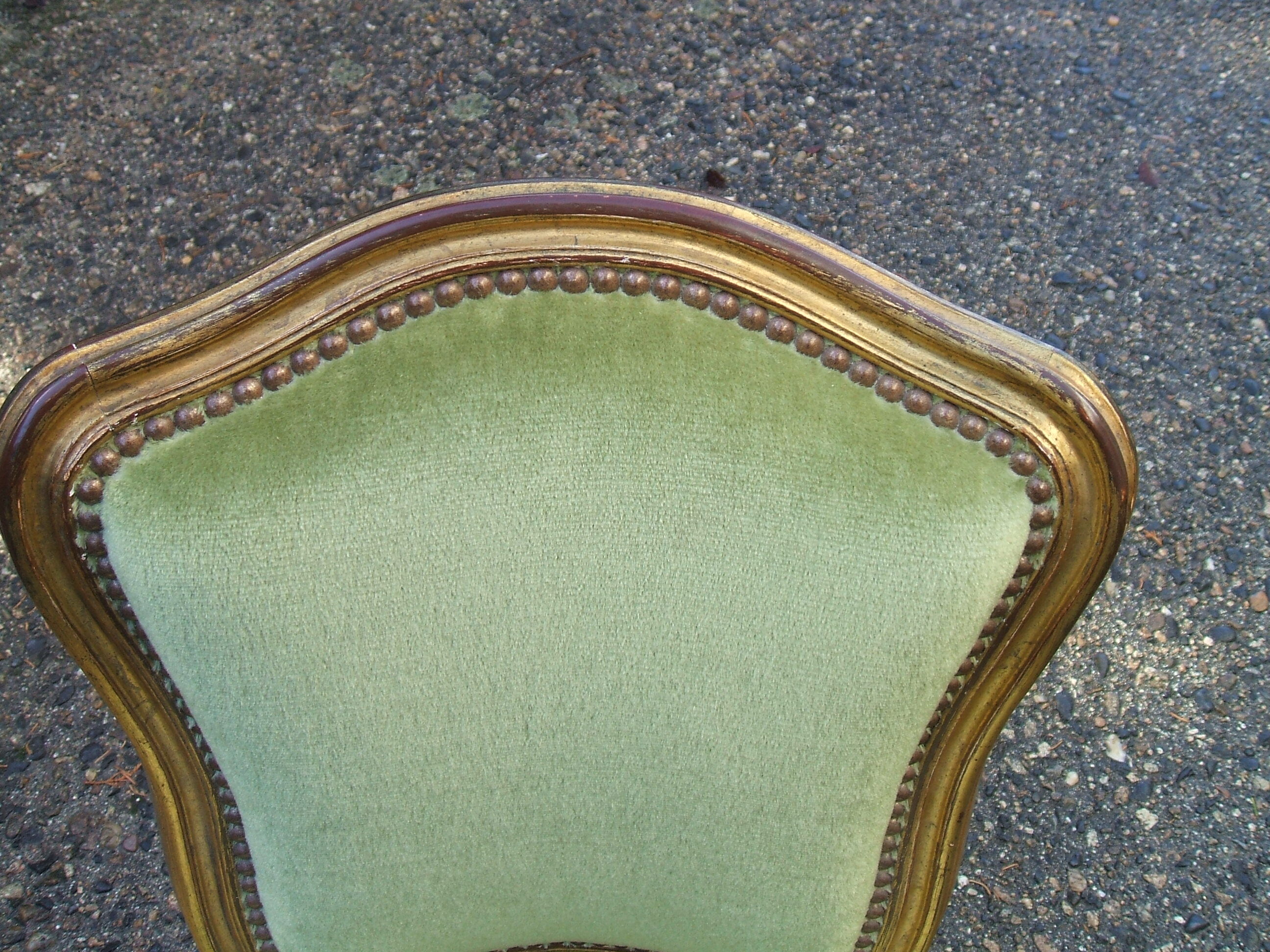 Wooden chair dore style Louis XV