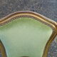 Chaise bois dore style Louis XV