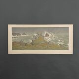 Lithograph by Henri Rivière La Tempête