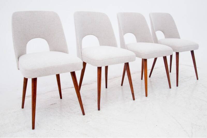 A set of "Muszelki" chairs, Poland, 1960s