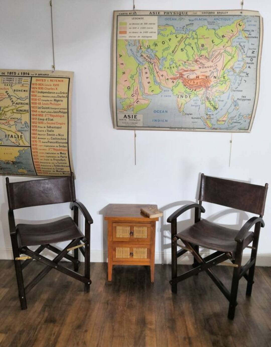 Fauteuil de scénariste en cuir