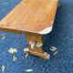 Banc de ferme vintage en bois massif 140cm