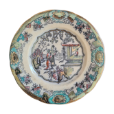 A plate boch brothers model canton 19th -18.5cm