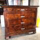 Commode ancienne avec plateau marbre noir