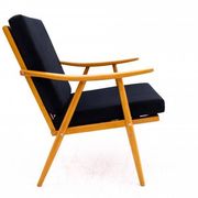 Pair of armchairs, Czechoslovakia, manufacturer TON, 1960s. After renovation.