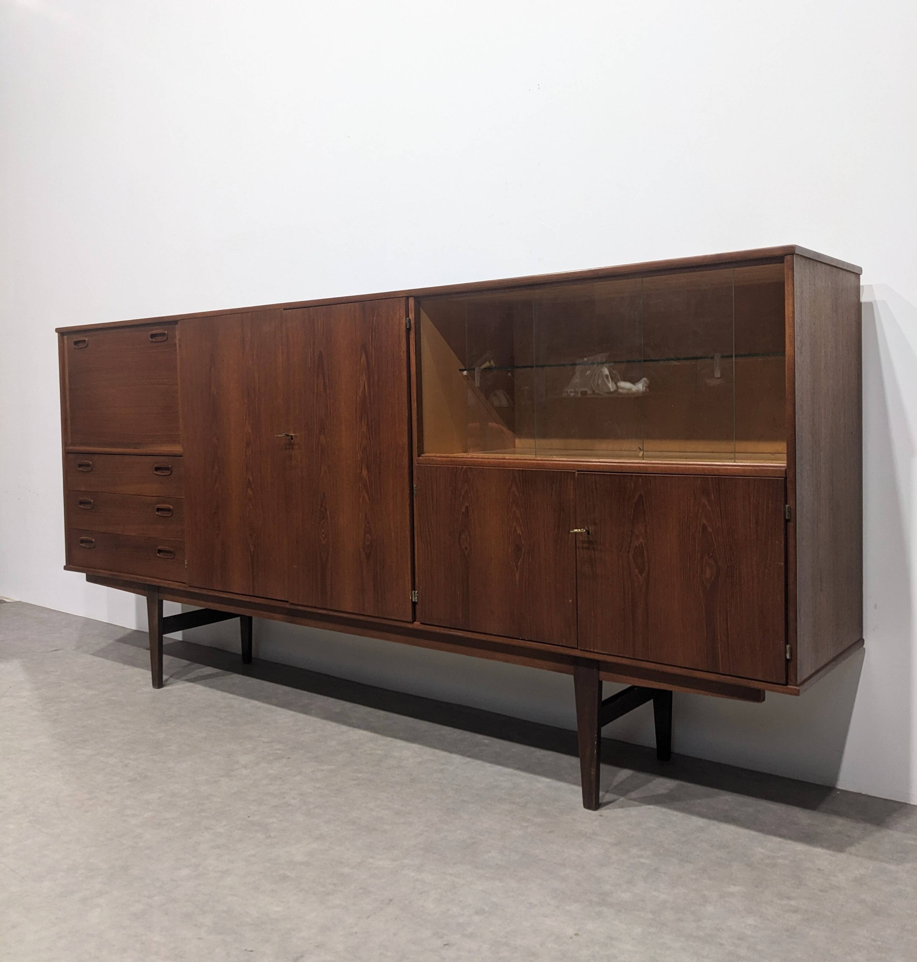 Long mid-century sideboard