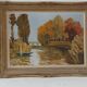 Superb oil on canvas dated 1955