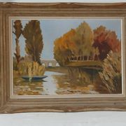 Superb oil on canvas dated 1955
