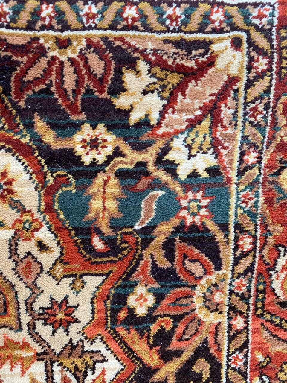 Vintage carpet corridor Persian style 89x300 cm