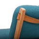 Danish Easychair in Oak with Leather Details 1960s.