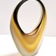 Etched Sommerso Murano Glass Basket or Vase by Archimede Seguso, Italy