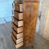 Louis XV style marquetry chest of drawers