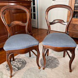 Set of 2 Louis Philippe style chairs