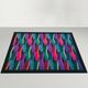 Stunning 1980s Italian post-modern wool rug by Missoni for T&J Vestor