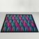 Stunning 1980s Italian post-modern wool rug by Missoni for T&J Vestor
