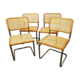 Lot of 4 Marcel Breuer B32 chairs