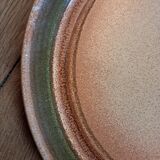 Quatre assiettes vintage en grès