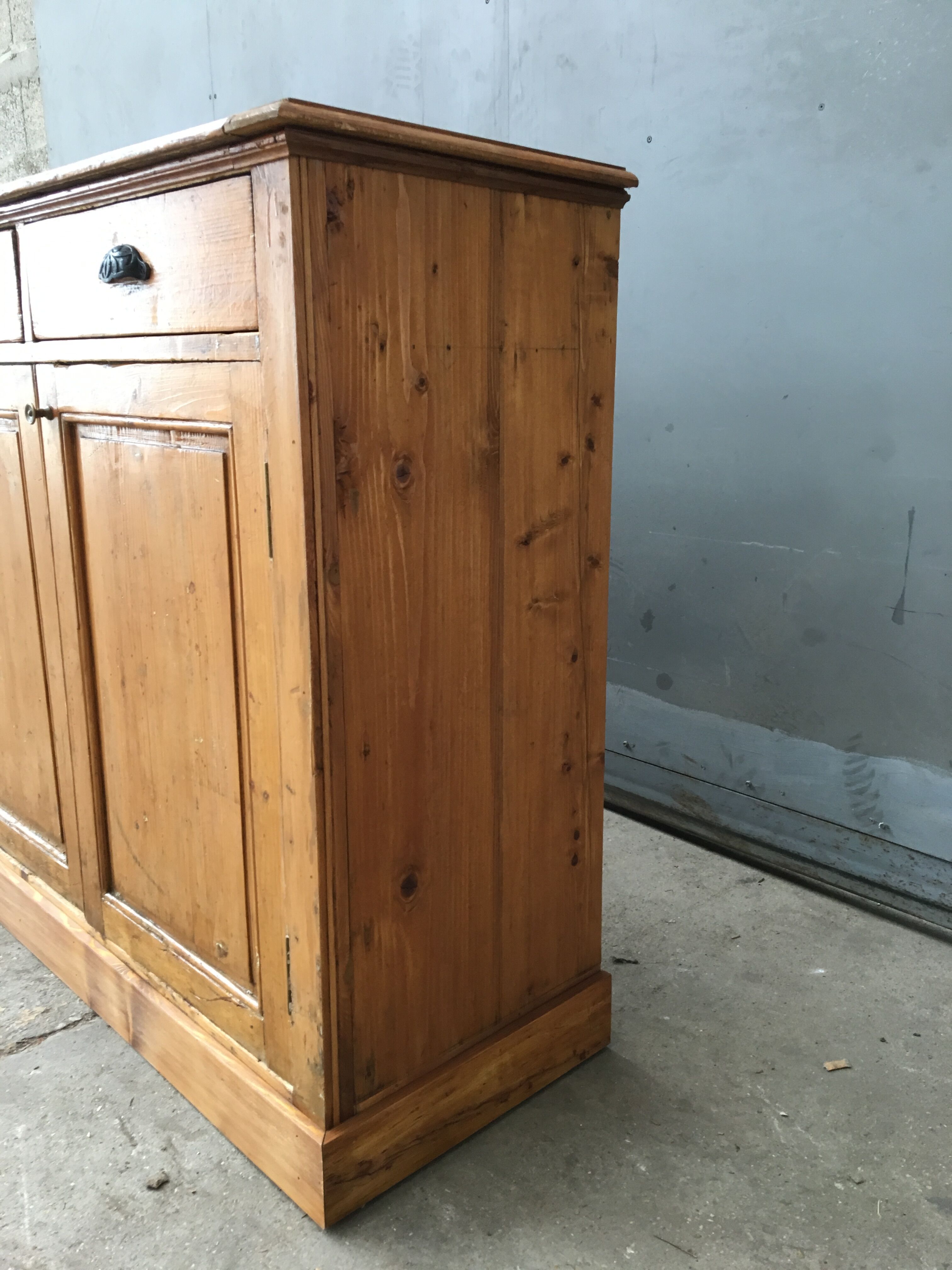 Pharmacy dispensary furniture 1900 in solid pine