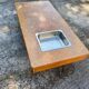 Table basse loupe d'orme de willy rizzo 1970