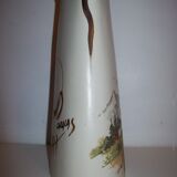 Ceramic pitcher with hand-painted decoration