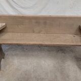 Lot of old wooden benches