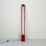 Uno red floor lamp by Gian N. Gigante for Zerbetto, 1980