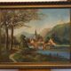 Oil on canvas: lively landscape
