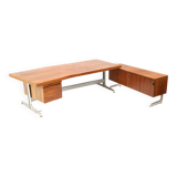 Large exclusive vintage rosewood corner desk by Voko made in the 1960s