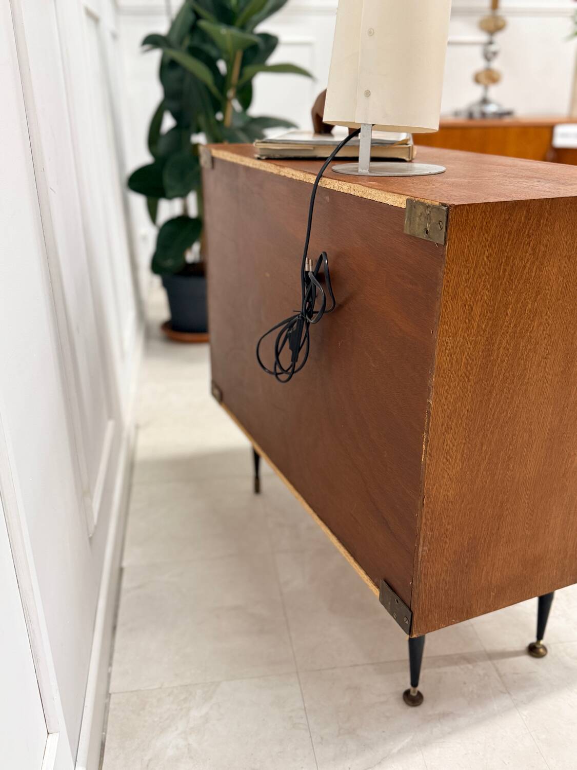 Teak chest of drawers