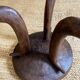 Tabouret tripode éthiopien en bois, ethnie Jimma, Début XXe