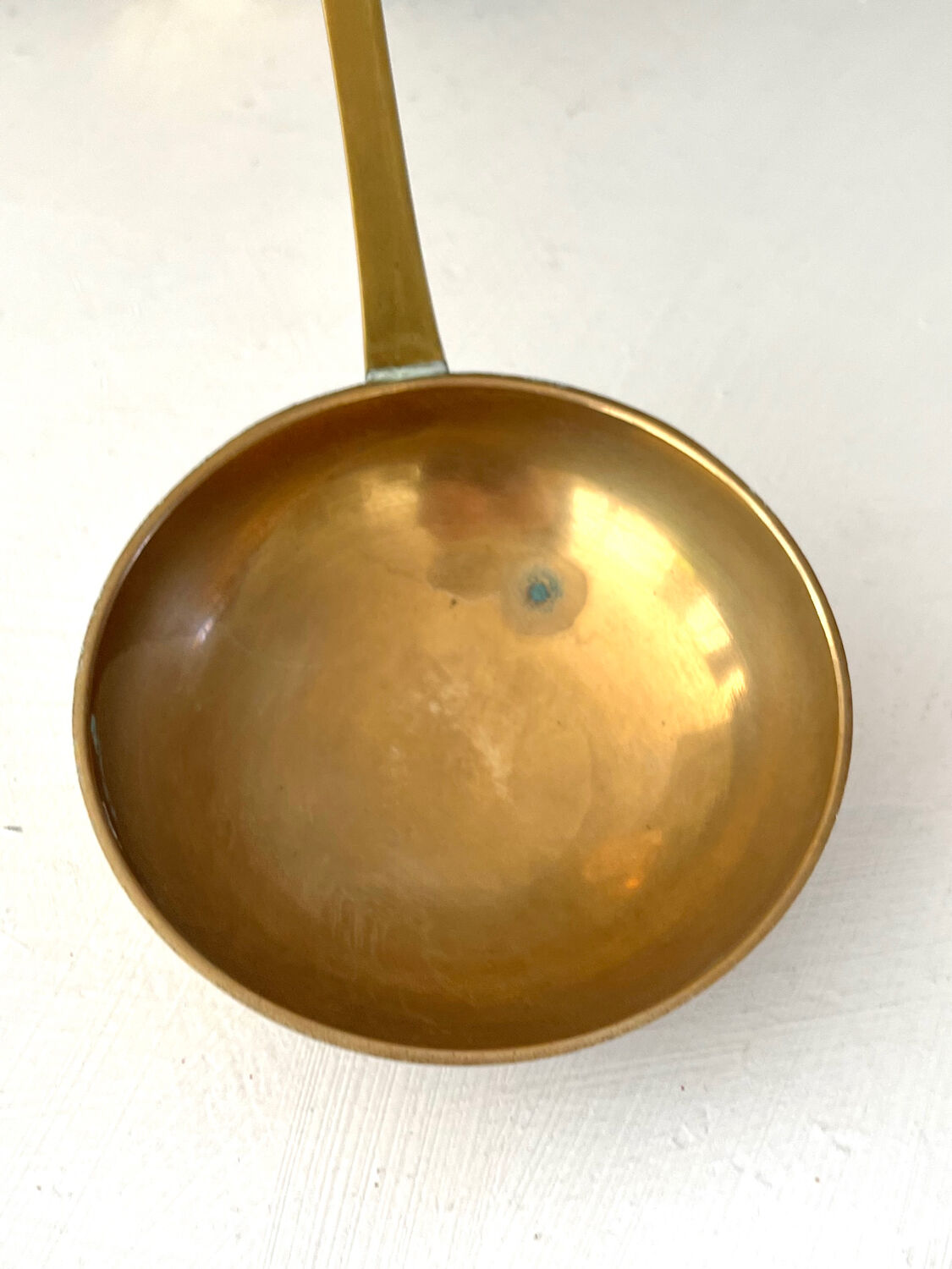 Brass Punch Bowl Set with 12 Cups, Ladle – French Vintage Mid-Century
