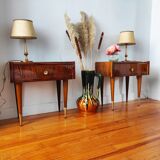 Pair of vintage bedside tables