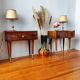 Paire de tables de chevet vintage