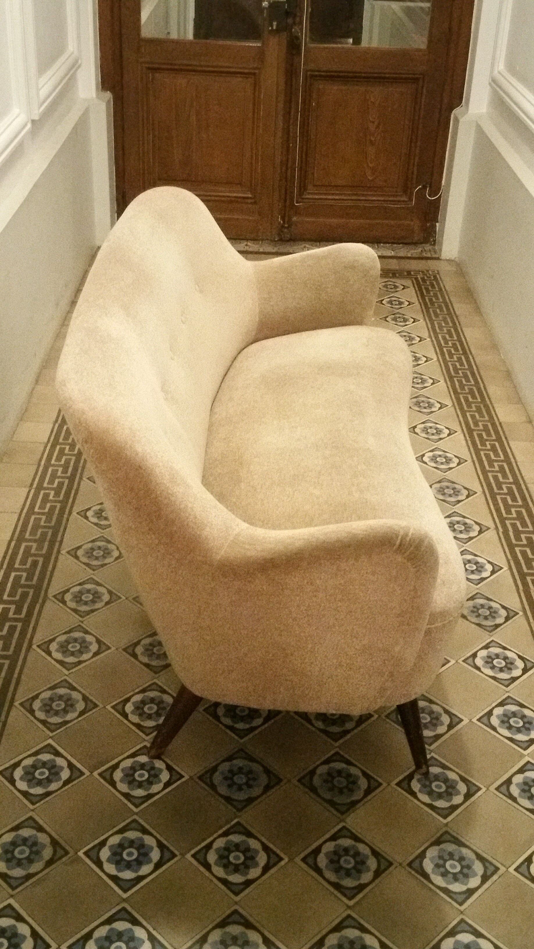 Sofa sofa bow vintage 50/60s design organic